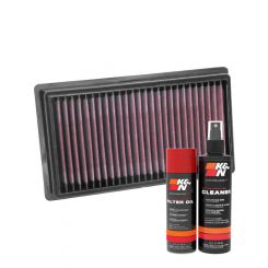 K&N Air Filter 33-5081 + Aerosol Recharge Kit