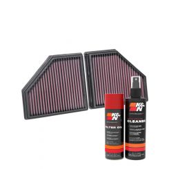 K&N Air Filter 33-5086 + Aerosol Recharge Kit