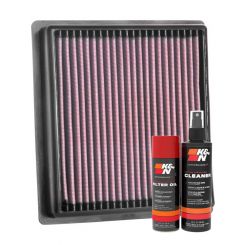 K&N Air Filter 33-5092 + Aerosol Recharge Kit