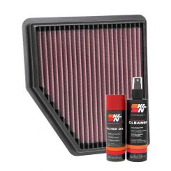 K&N Air Filter 33-5095 + Aerosol Recharge Kit