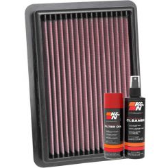 K&N Air Filter 33-5096 + Aerosol Recharge Kit