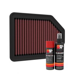 K&N Air Filter 33-5113 + Aerosol Recharge Kit
