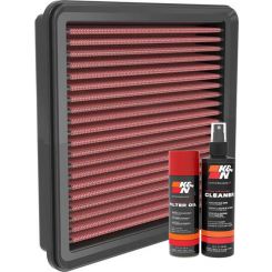 K&N Air Filter 33-5118 + Aerosol Recharge Kit