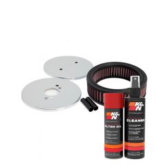 K&N Air Filter 56-1390 + Aerosol Recharge Kit