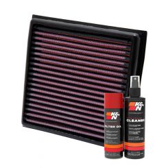 K&N Air Filter BA-1801 + Aerosol Recharge Kit