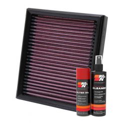 K&N Air Filter BA-2201 + Aerosol Recharge Kit