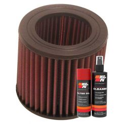 K&N Air Filter BM-0200 + Aerosol Recharge Kit