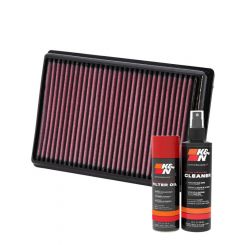 K&N Air Filter BM-1010 + Aerosol Recharge Kit