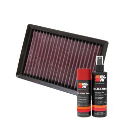 K&N Air Filter BM-1010R + Aerosol Recharge Kit