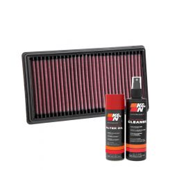 K&N Air Filter BM-1019 + Aerosol Recharge Kit