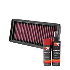 K&N Air Filter BM-1611 + Aerosol Recharge Kit