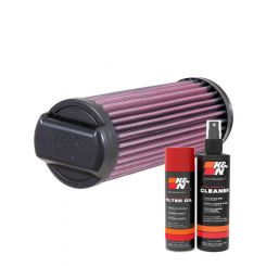 K&N Air Filter CM-1314 + Aerosol Recharge Kit