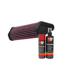 K&N Air Filter DU-1210 + Aerosol Recharge Kit