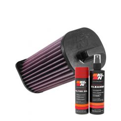 K&N Air Filter E-0663 + Aerosol Recharge Kit