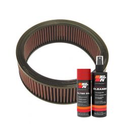 K&N Air Filter E-1250 + Aerosol Recharge Kit