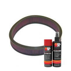 K&N Air Filter E-1590 + Aerosol Recharge Kit