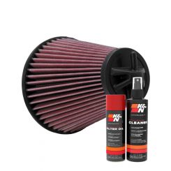 K&N Air Filter E-2435 + Aerosol Recharge Kit