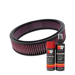 K&N Air Filter E-2872 + Aerosol Recharge Kit