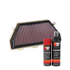 K&N Air Filter HA-1017 + Aerosol Recharge Kit