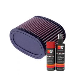 K&N Air Filter HA-1187 + Aerosol Recharge Kit