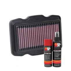 K&N Air Filter HA-1215 + Aerosol Recharge Kit