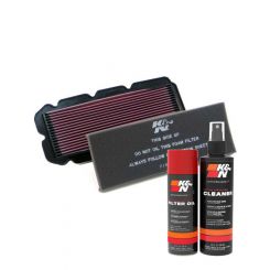 K&N Air Filter HA-1596 + Aerosol Recharge Kit