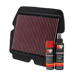 K&N Air Filter HA-1801 + Aerosol Recharge Kit