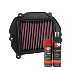 K&N Air Filter HA-2517 + Aerosol Recharge Kit