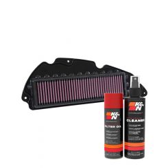 K&N Air Filter HA-2714 + Aerosol Recharge Kit
