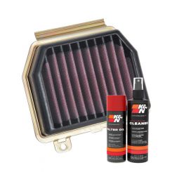 K&N Air Filter HA-2819 + Aerosol Recharge Kit