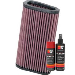 K&N Air Filter HA-5907 + Aerosol Recharge Kit