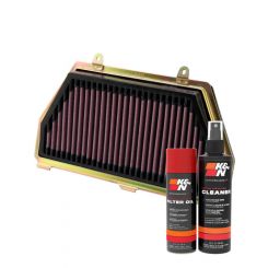 K&N Air Filter HA-6007 + Aerosol Recharge Kit