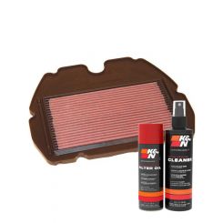 K&N Air Filter HA-6091 + Aerosol Recharge Kit