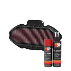 K&N Air Filter HA-7012 + Aerosol Recharge Kit