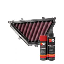 K&N Air Filter HA-7417 + Aerosol Recharge Kit
