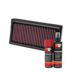 K&N Air Filter HD-1208 + Aerosol Recharge Kit