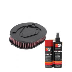 K&N Air Filter HD-1212 + Aerosol Recharge Kit