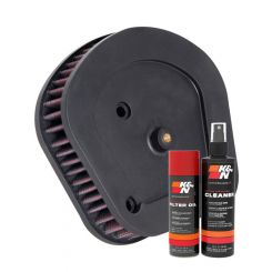 K&N Air Filter HD-1718 + Aerosol Recharge Kit