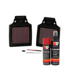 K&N Air Filter KA-1299-1 + Aerosol Recharge Kit