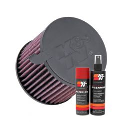 K&N Air Filter KA-4093 + Aerosol Recharge Kit