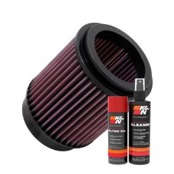 K&N Air Filter KA-7508 + Aerosol Recharge Kit