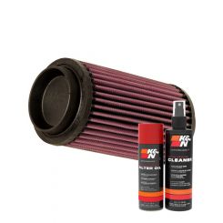K&N Air Filter PL-1003 + Aerosol Recharge Kit