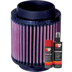 K&N Air Filter PL-1004 + Aerosol Recharge Kit
