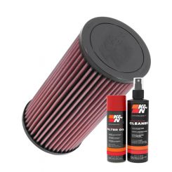 K&N Air Filter PL-1014 + Aerosol Recharge Kit