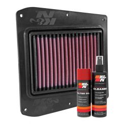 K&N Air Filter PL-1115 + Aerosol Recharge Kit