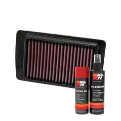 K&N Air Filter PL-1608 + Aerosol Recharge Kit