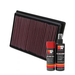 K&N Air Filter PL-5712 + Aerosol Recharge Kit