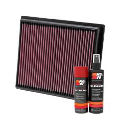 K&N Air Filter PL-9011 + Aerosol Recharge Kit