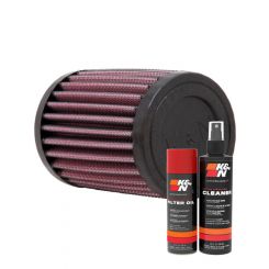 K&N Air Filter RU-0160 + Aerosol Recharge Kit