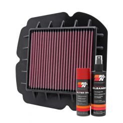 K&N Air Filter SU-6509 + Aerosol Recharge Kit